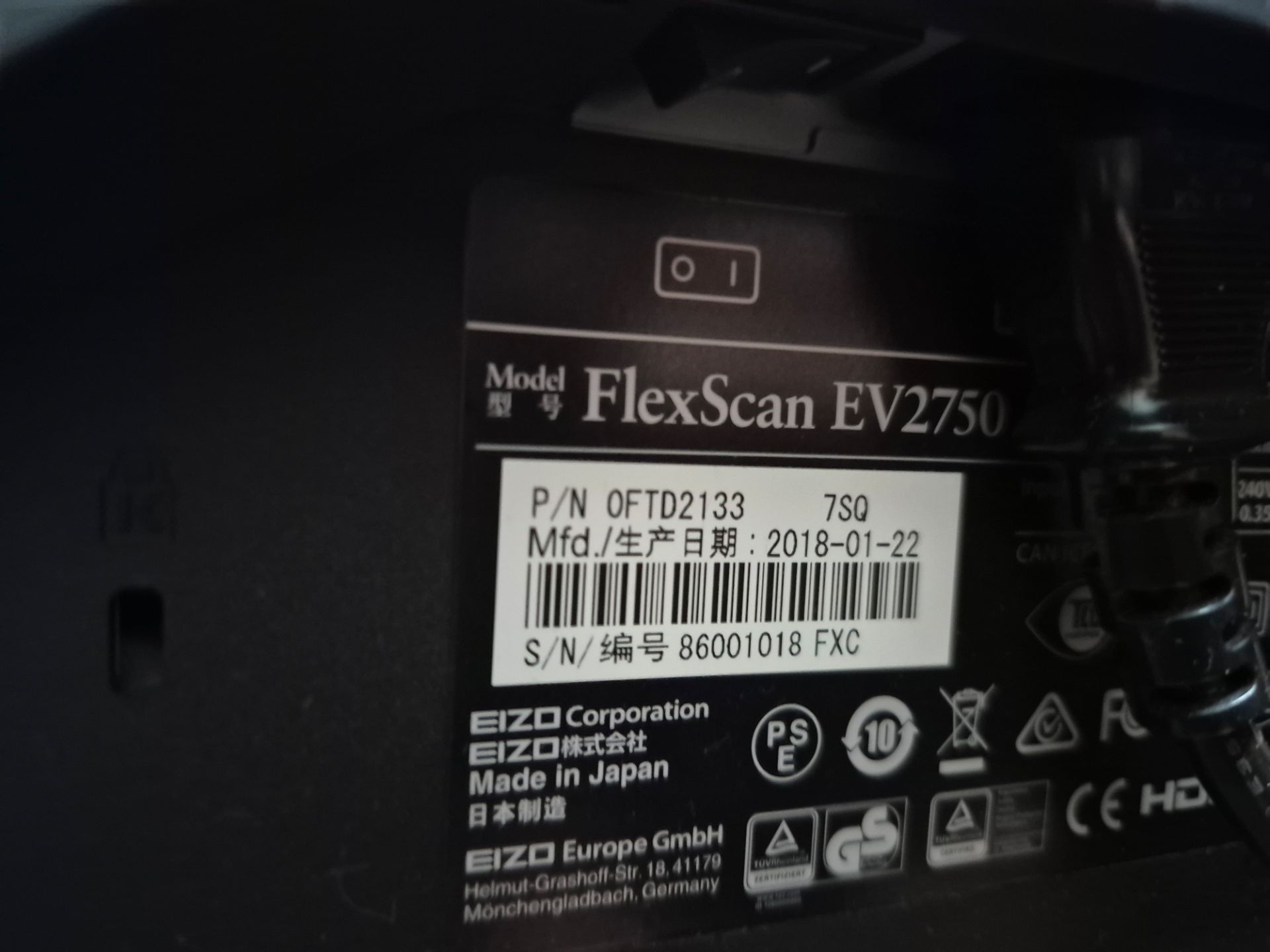 Eizo ev2750 monitor - photo 4