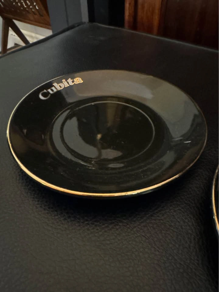 Cubita Café de Cuba Coffee Espresso Cup & Saucer Set (Pair) - photo 2