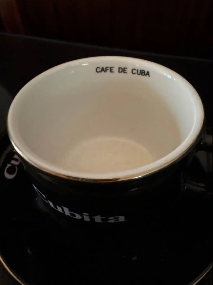 Cubita Café de Cuba Coffee Espresso Cup & Saucer Set (Pair) - photo 3