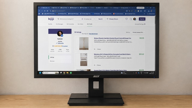 Acer 24" Full HD 1080p Monitor w/ Height-Adjustable Stand