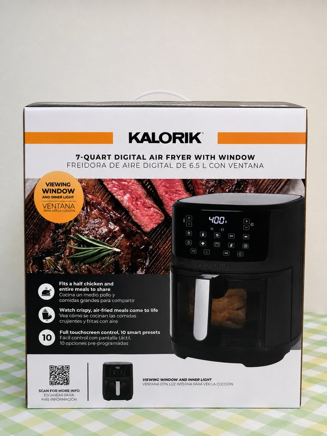 Kalorik 7-Quart Digital Air Fryer with Viewing Window - photo 4