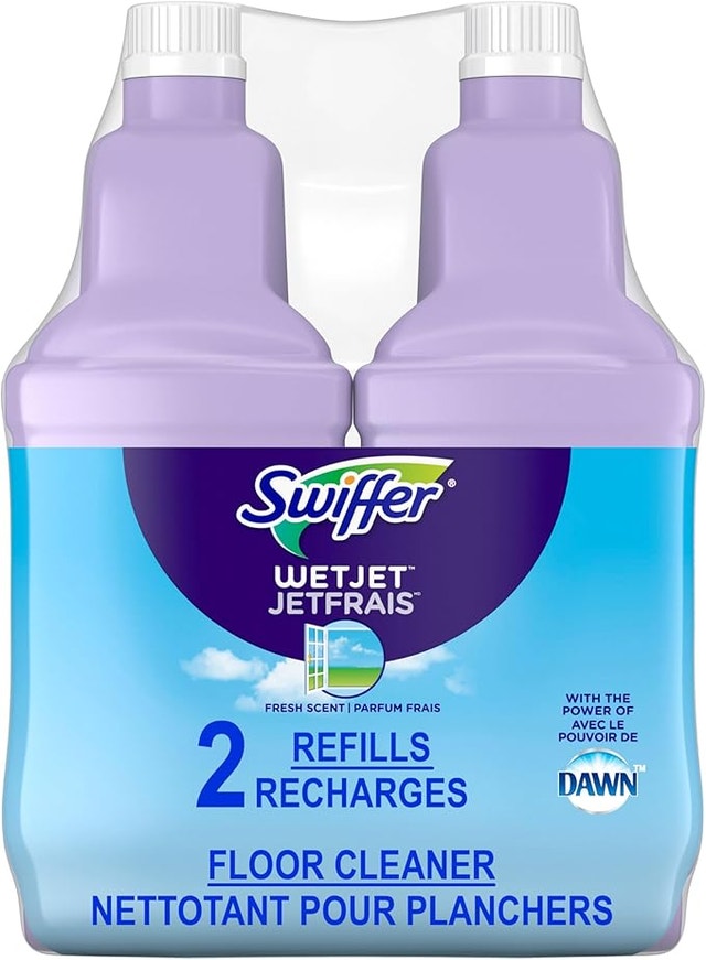 Brand New Swiffer WetJet Refill Solution 2-Pack (Fresh Scent)