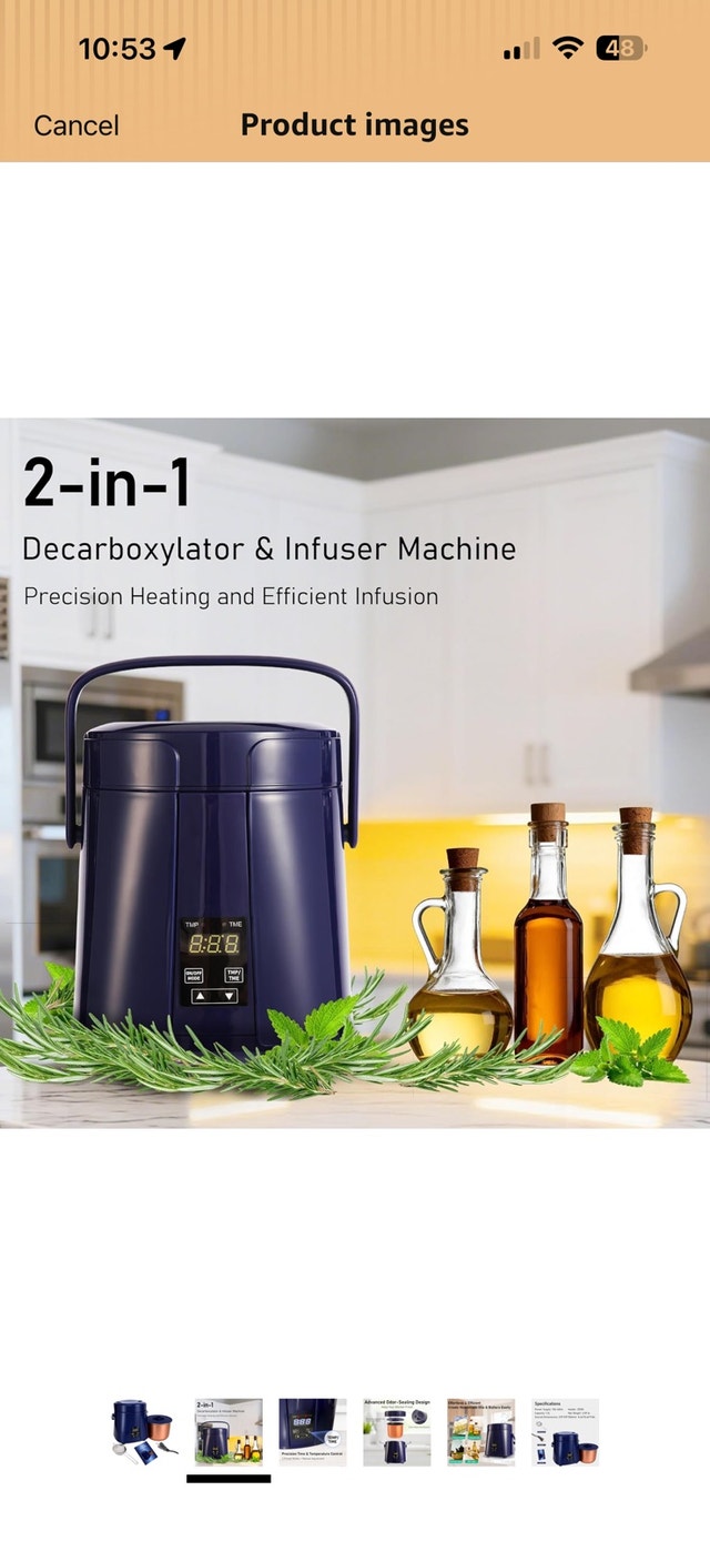 Senenatur 2-in-1 Decarboxylator & Infuser Machine BNIB - photo 2