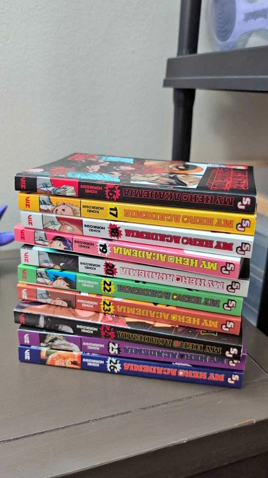 Viz Media My Hero Academia Manga Volumes 16-20, 22-26