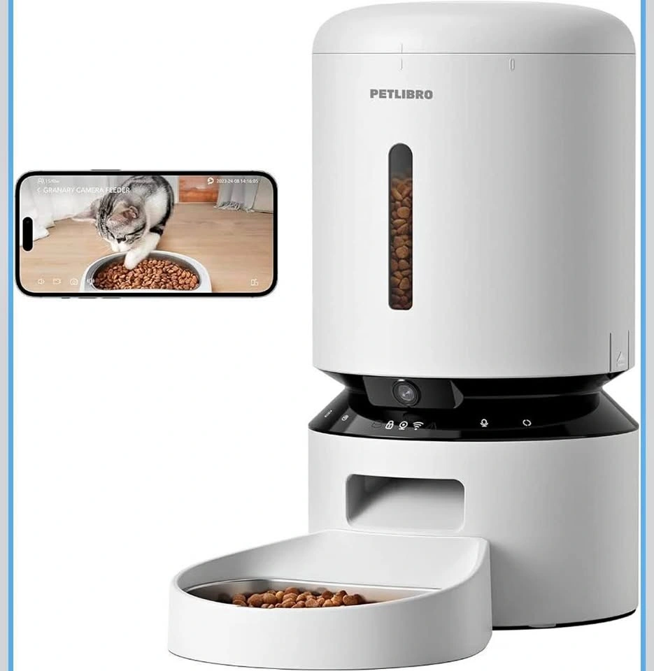 PETLIBRO Automatic Cat Feeder with Camera 5L White