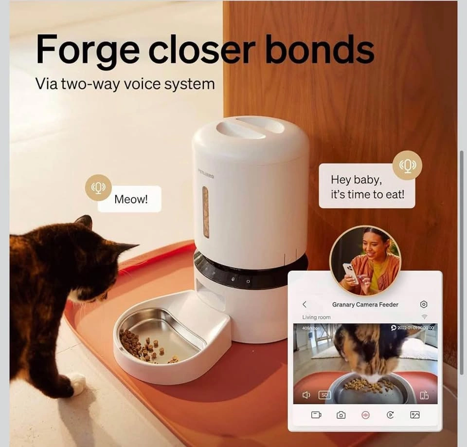 PETLIBRO Automatic Cat Feeder with Camera 5L White - photo 4