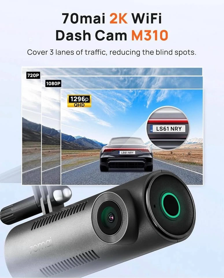70mai M310 Front Dash Cam Built in WiFi - photo 2