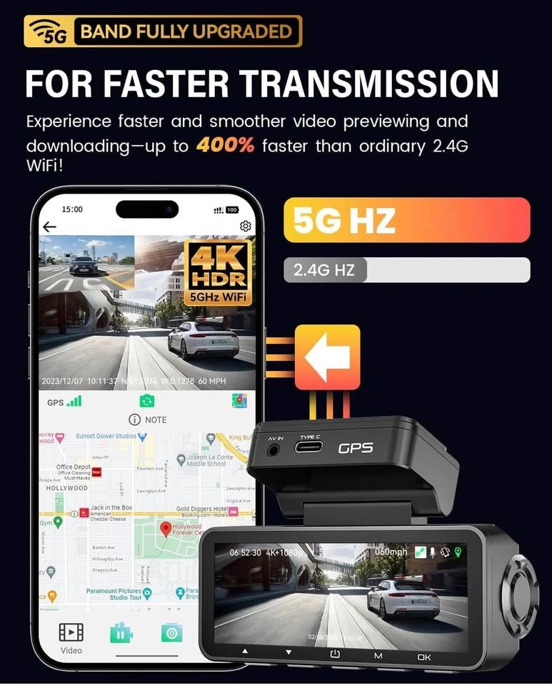 Focuway D2-DUO 4K Dual Dash Cam Front & Rear WiFi - photo 5