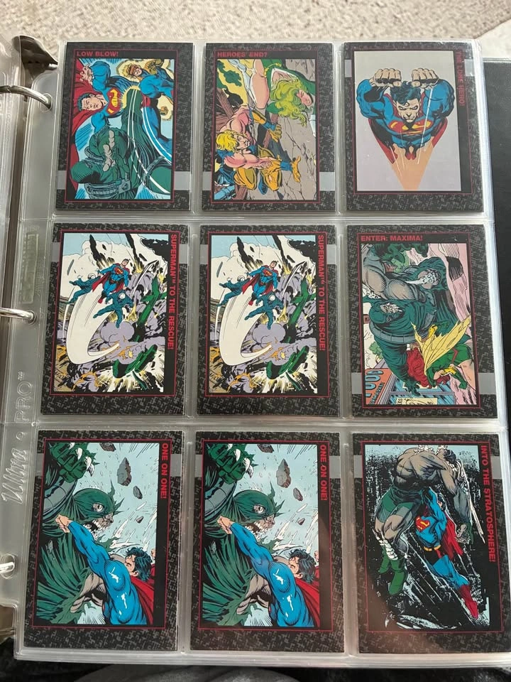 1992 SkyBox Doomsday: The Death of Superman trading cards - photo 2