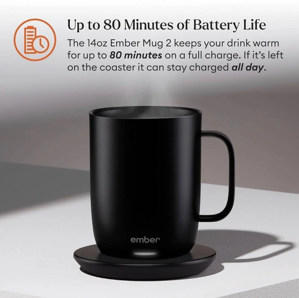 Ember Temperature Control Smart Mug 2, 14 oz, Black - photo 4