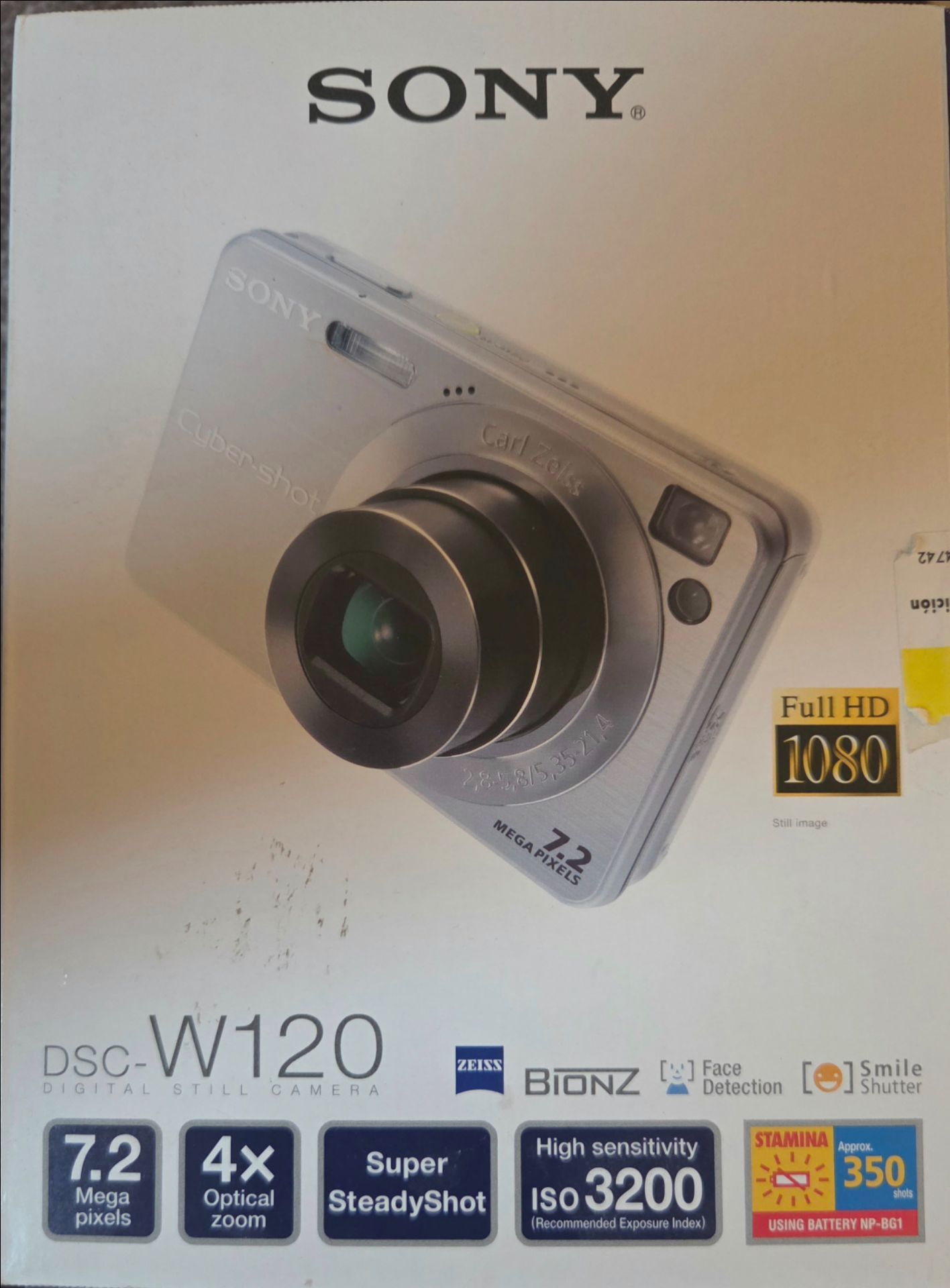 Sony Cyber-Shot DSC-W120 camera