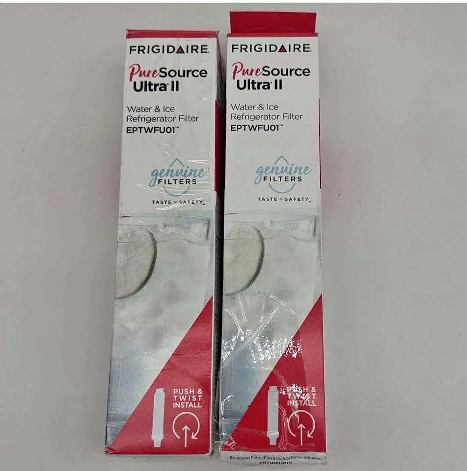 2 PACK Replacement Frigidaire EPTWFU01 Pure Source Ultra II Frid