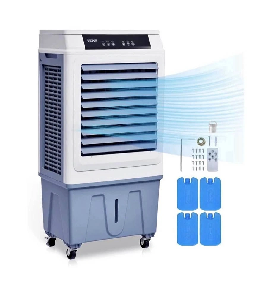 VEVOR Evaporative Air Cooler 3100 CFM 9 Gallon Portable