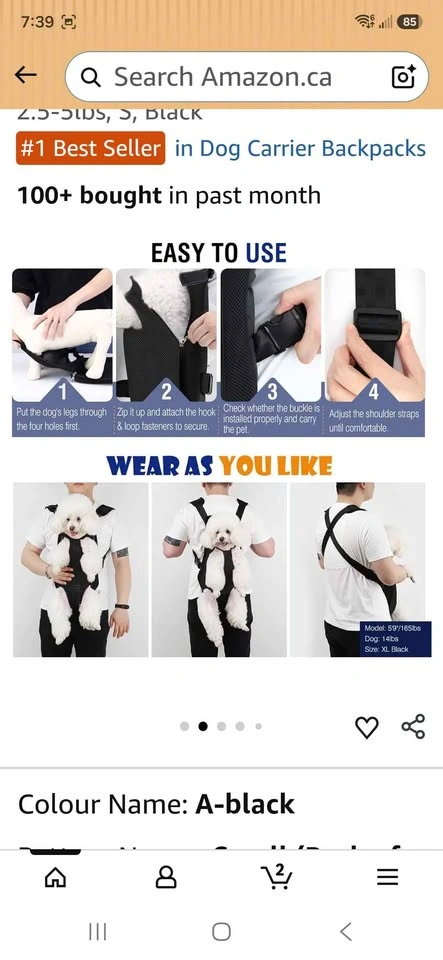 Pet backpack - photo 3