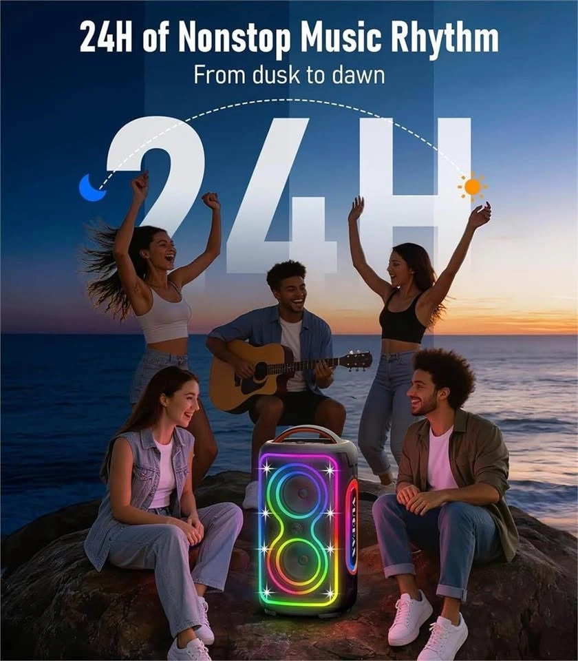 VUOPAX Portable Bluetooth Party Speaker - photo 2