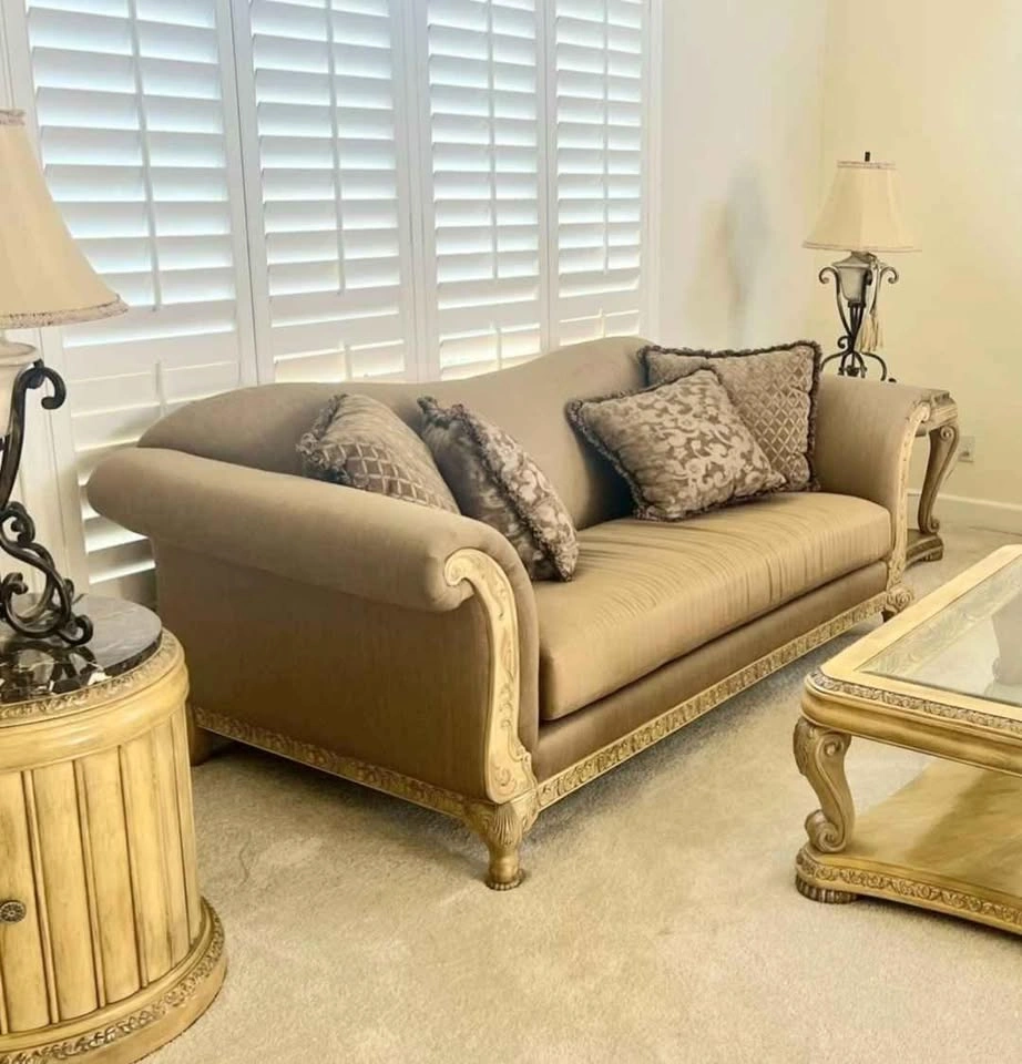FREE Camelback Sofa and French Provincial Armchair - photo 2