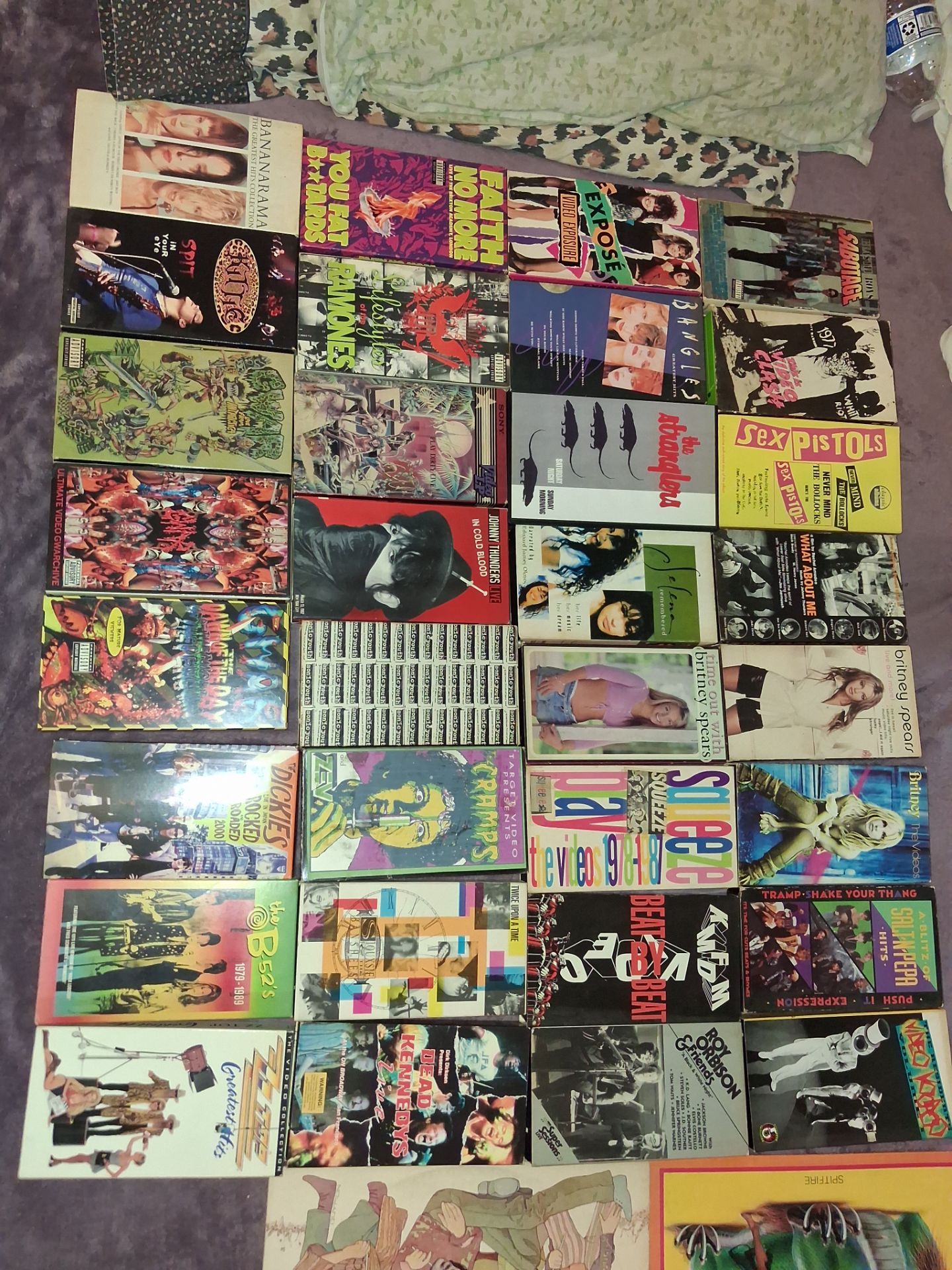 Large Lot of Punk Rock VHS Tapes and more - photo 2