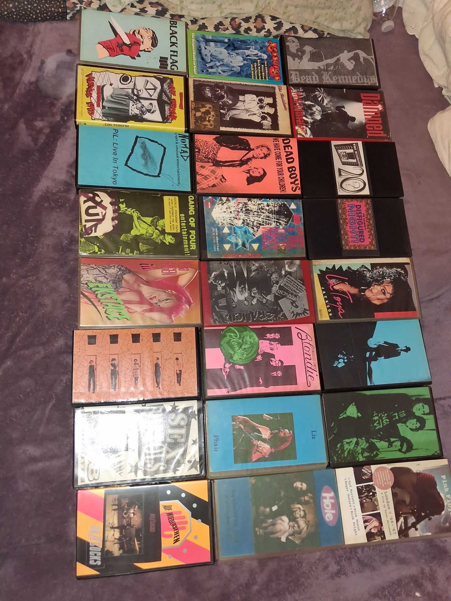 Large Lot of Punk Rock VHS Tapes and more - photo 3
