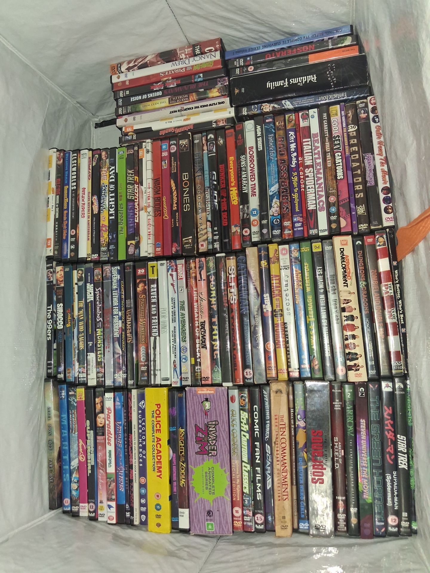 Large Lot of Mixed DVDs and Blu-rays