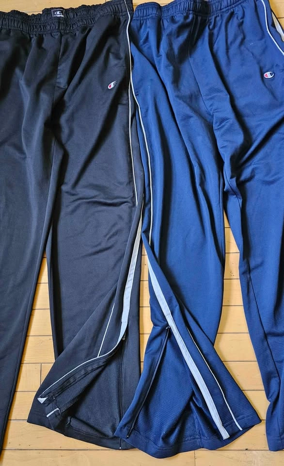Set of 2 Champion Men's Track Pants - Zippered Ankles - photo 2