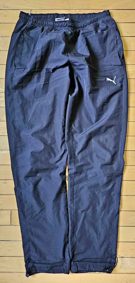 Puma Men's Mesh-Lined Athletic Wind Track Pants - Size Small