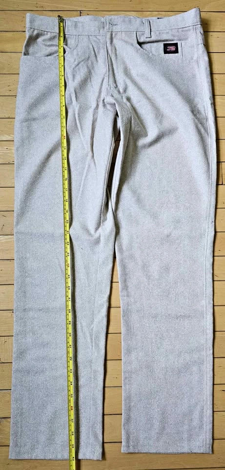 RMOI Clothing Men's Textured Casual Straight Leg Pants 34x30