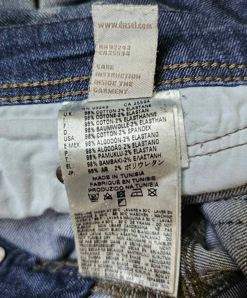 Diesel Belther Regular Slim-Tapered Stretch Jeans - Size W30 L32 - photo 5