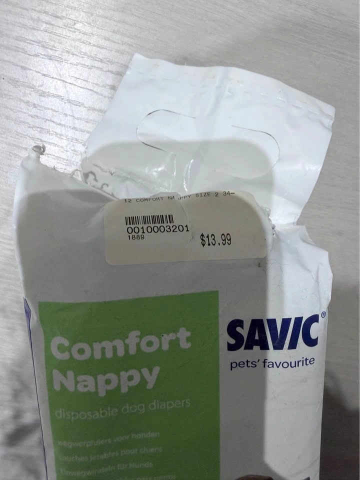 Savic Comfort Nappy Disposable Dog Diapers – Size 2 – $5 - photo 2