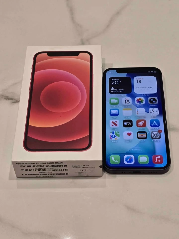 iPhone 12 Mini - 64GB - Black | Unlocked | Excellent Condition - photo 3