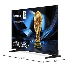Hisense 75” U68SF Mini-LED 4K 144Hz Smart TV – Brand New - photo 3
