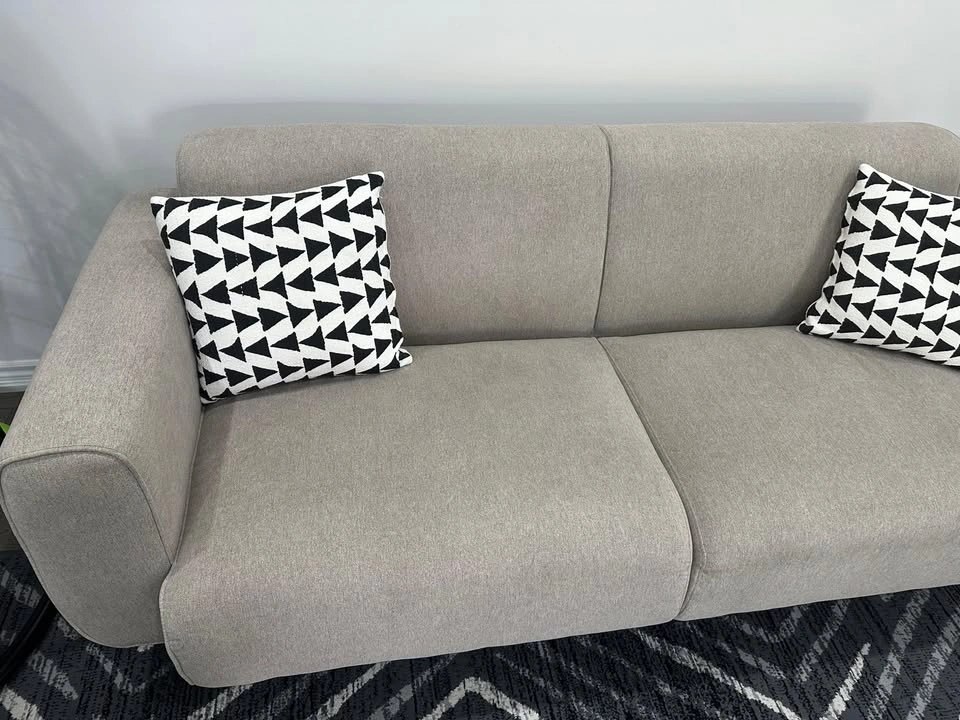 Stylish 3-Seater Sofa – Beige | Modern & Comfortable - photo 3