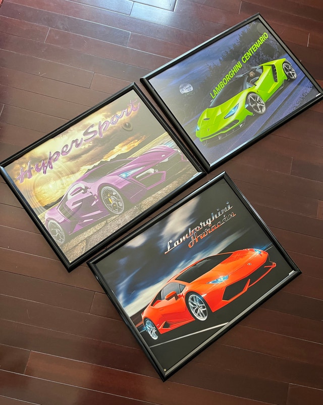 Car Posters In Frames