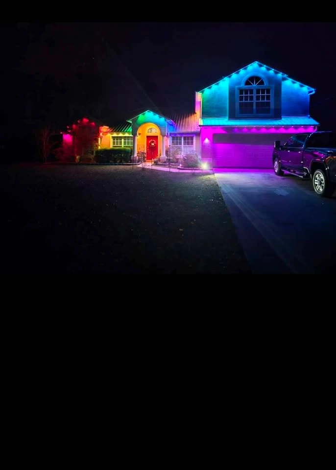 100ft Smart RGB+IC Permanent Outdoor Holiday Track Lights - photo 2