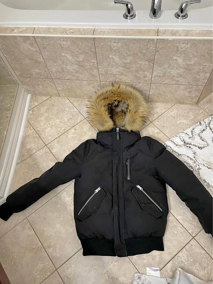 Authentic Mackage Dixon-R 2-in-1 Down Bomber Jacket Size 38