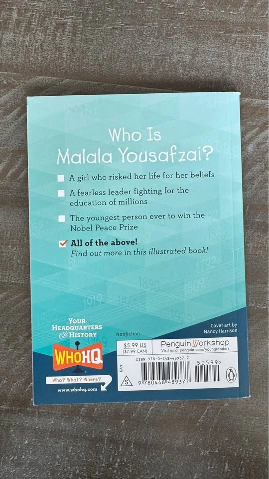 Who Is Malala Yousafzai? (#1 New York Best Selling Series) - photo 2