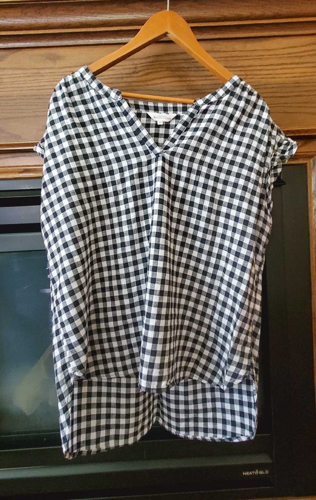 Northern Reflections Black and White Checkered Shirt