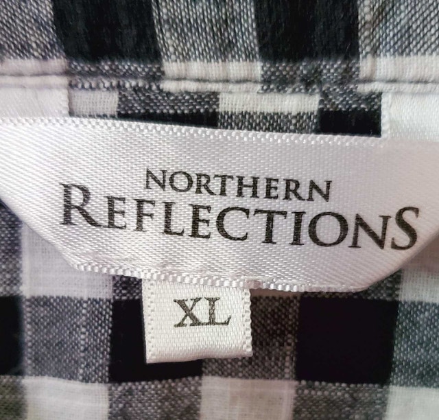 Northern Reflections Black and White Checkered Shirt - photo 3
