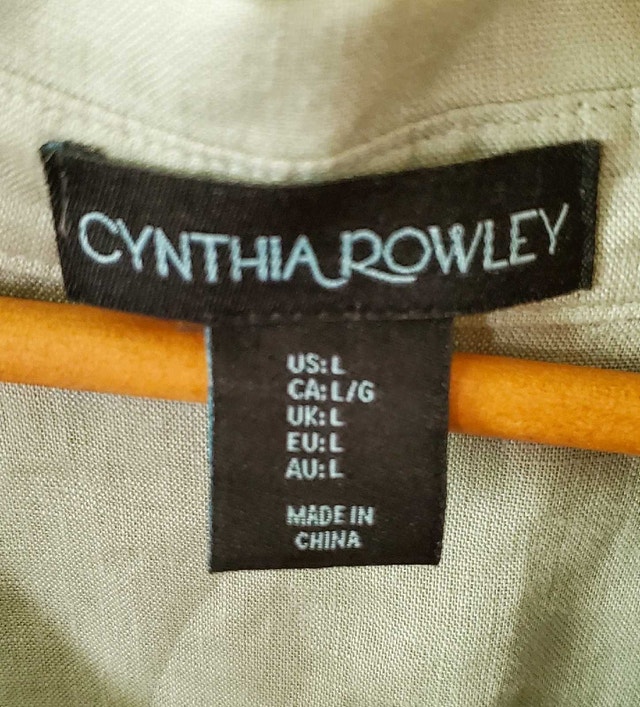 Cynthia Rowley Pale Sage Green Top - photo 4