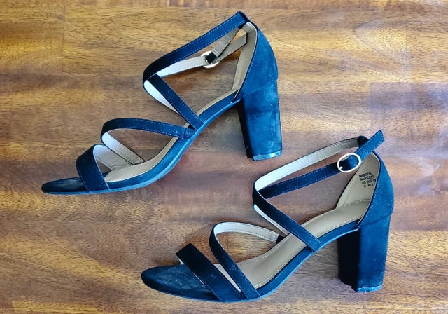 Dream Pairs Black Open Toe Heels - photo 2