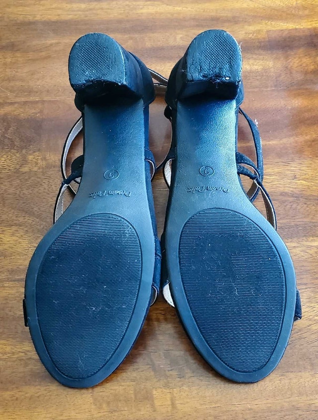 Dream Pairs Black Open Toe Heels - photo 3