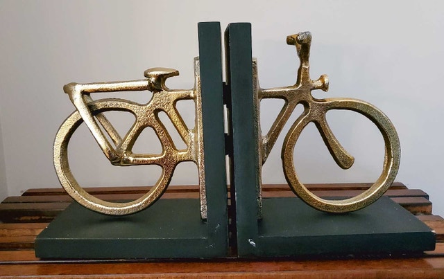 Good and Black Bicycle Book Ends