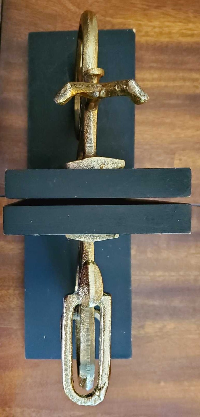 Good and Black Bicycle Book Ends - photo 2