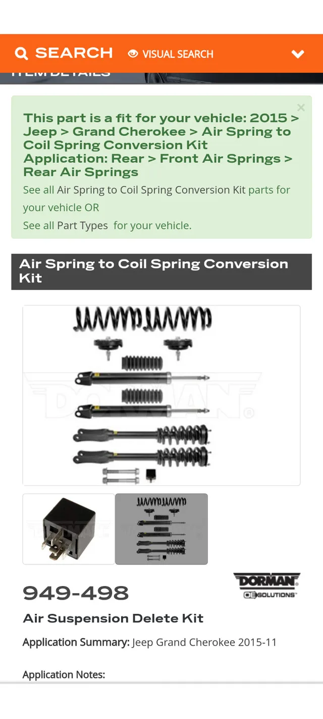 Jeep Suspension for sale image indicator(8)