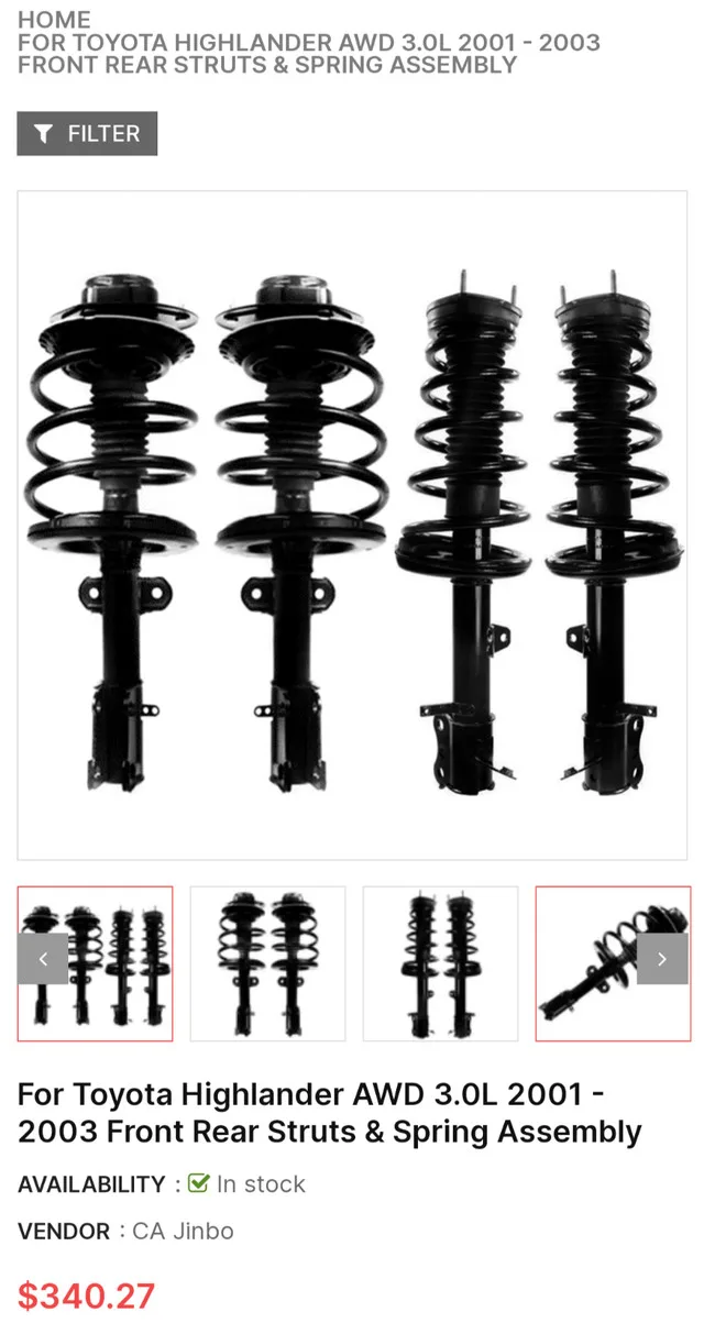 Jeep Suspension for sale image indicator(2)