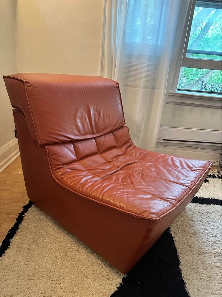 Vintage Italian Leather Chair - photo 2