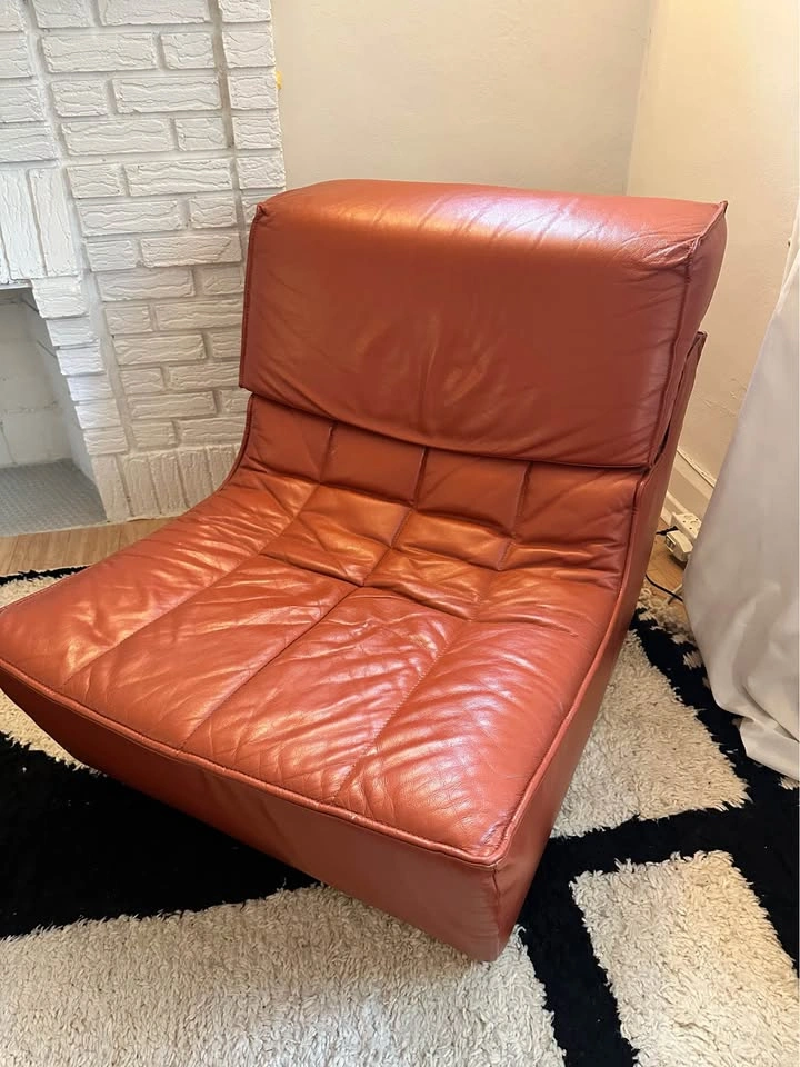 Vintage Italian Leather Chair - photo 3