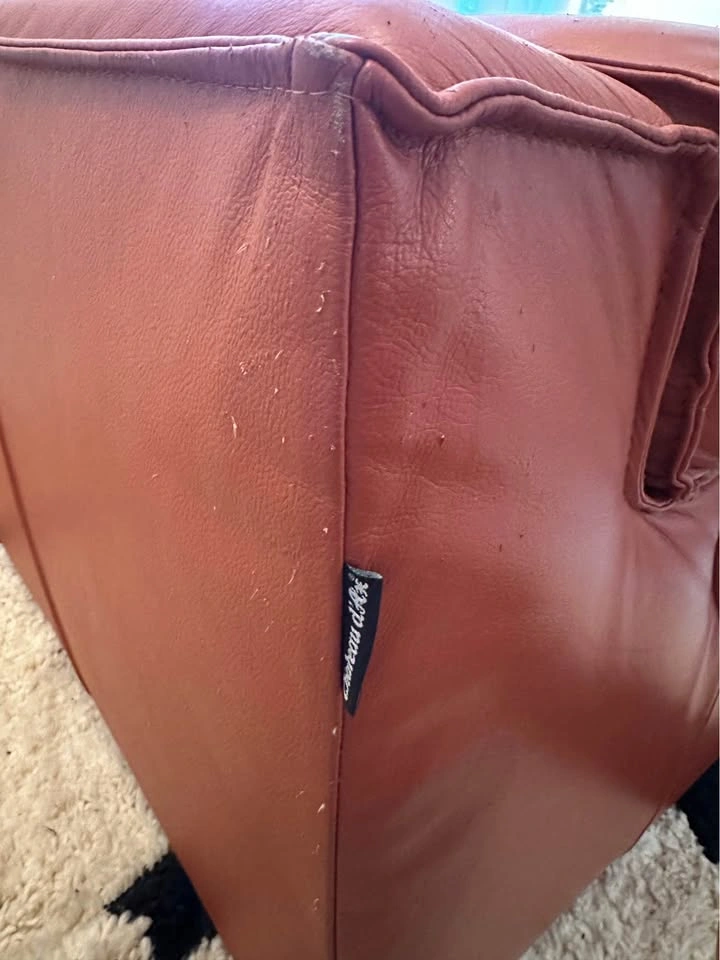 Vintage Italian Leather Chair - photo 5