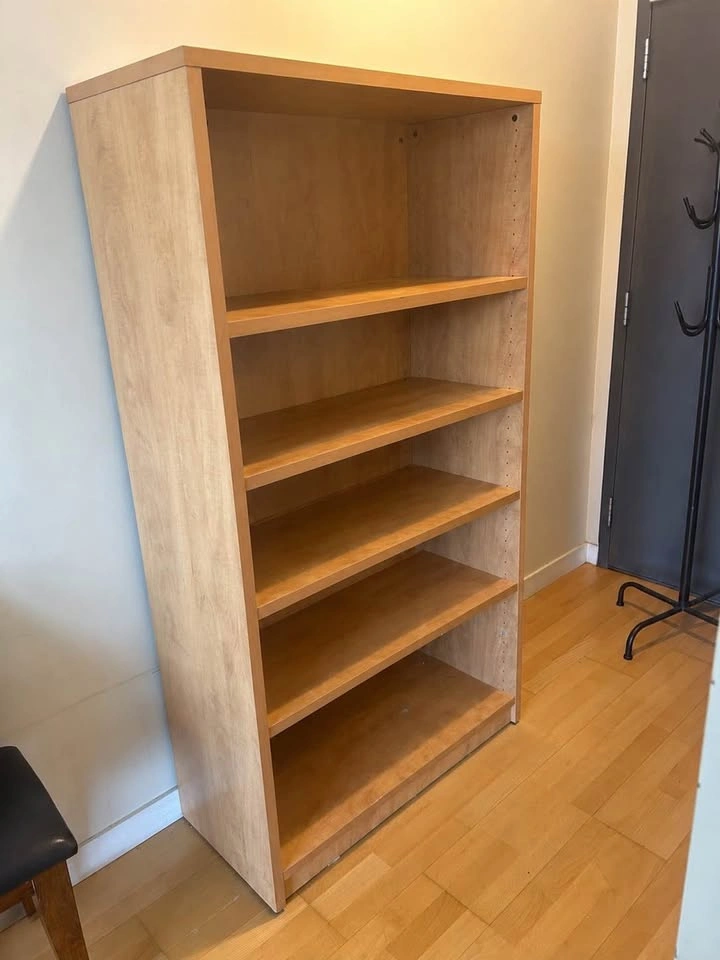 5-Shelf Wood Grain Bookcase - photo 3