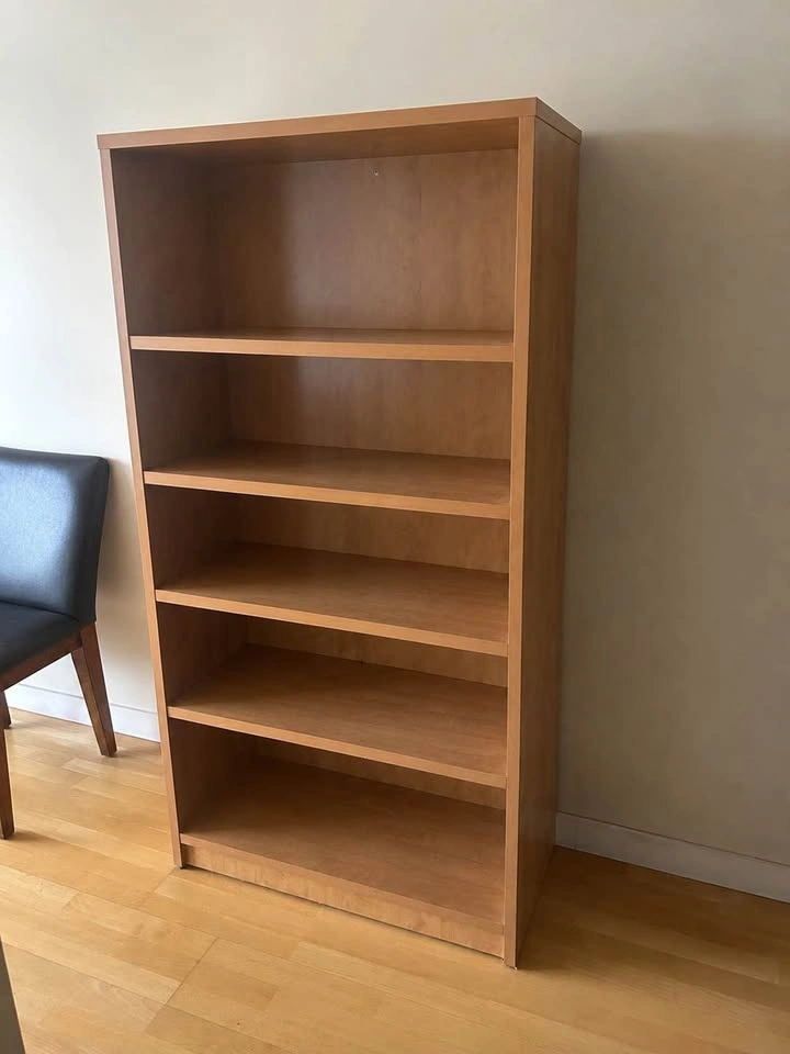 5-Shelf Wood Grain Bookcase - photo 4