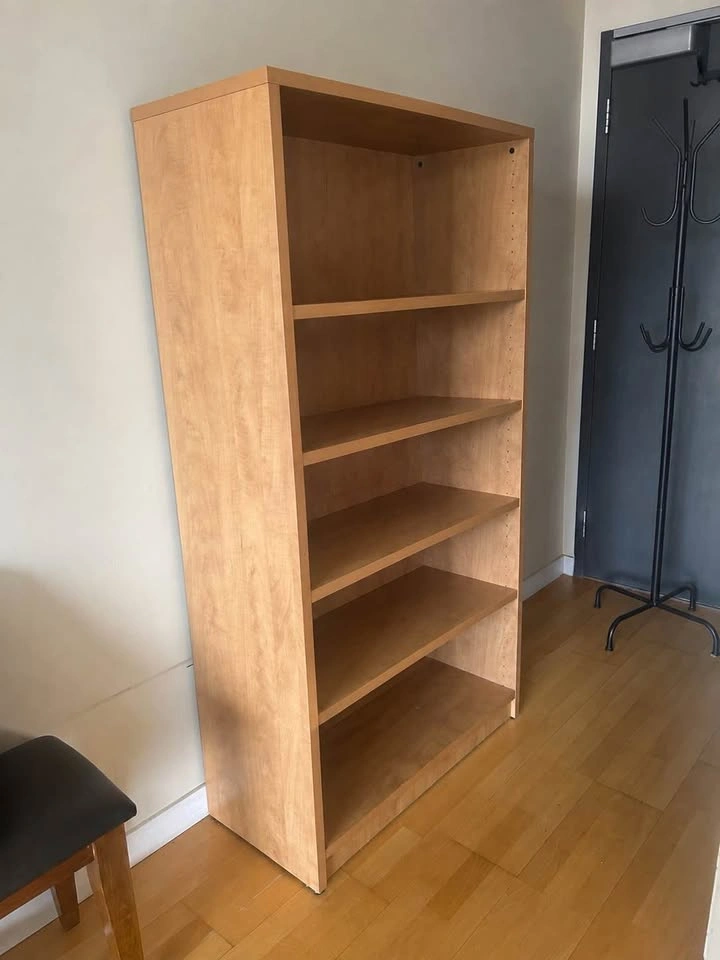5-Shelf Wood Grain Bookcase - photo 5